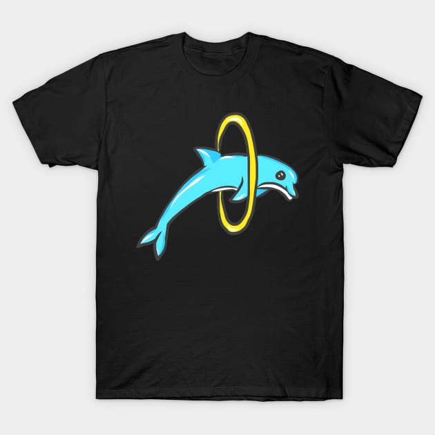 cute dolphin design whale fish animal welfare dolphin T-Shirt by KK-Royal